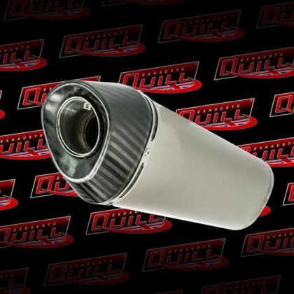 Titanium-Tri-oval-Carbon-Outlet